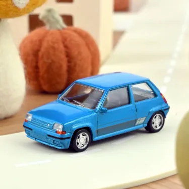 Renault SuperCinq GT Turbo phase 2 1988 bleue Norev 1/43ème