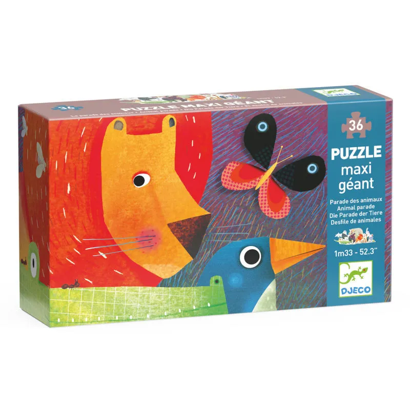 La parade des animaux, puzzle géant 36 pcs DJECO DJO7171
