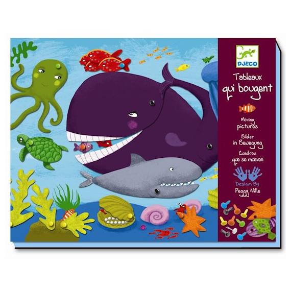 Tableaux qui bougent DJECO 8970, Coucou les animaux Tableaux qui bougent DJECO 8970, Coucou les animaux