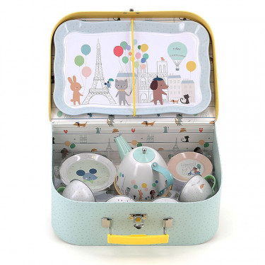 Dînette musicale en métal "La nature" Sarah Betz pour VILAC 7105