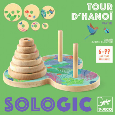 Tour d'Hanoï - Jeu Sologic de DJECO 0812