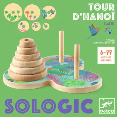 Tour d'Hanoï - Jeu Sologic de DJECO 0812