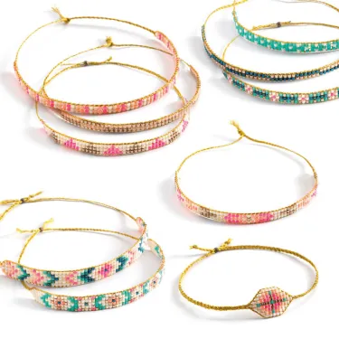 Bracelets et métier à tisser 'Minuscules' DJECO 9838