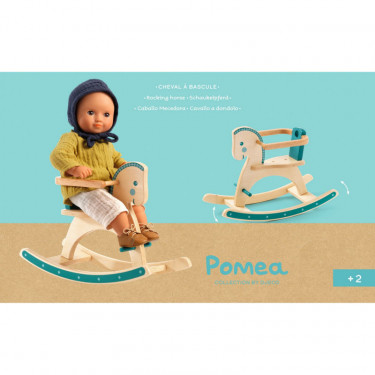 Cheval à bascule pour poupée POMEA de Djeco 7799