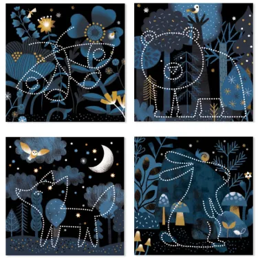 Jeu de picotage pour enfant "Apparitions" DJECO 0087