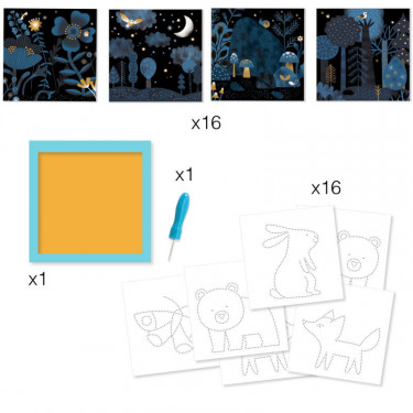 Jeu de picotage pour enfant "Apparitions" DJECO 0087