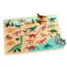 Puzzle en bois dinosaures 'Puzzlo Dino' 22 pcs DJECO 1832