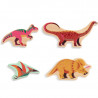 Puzzle en bois dinosaures 'Puzzlo Dino' 22 pcs DJECO 1832