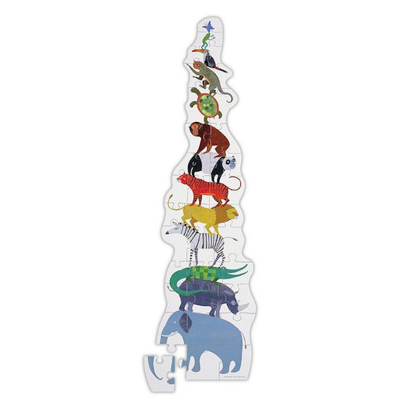 Jungle, puzzle pyramide 36 pcs CROCODILE CREEK Jungle, puzzle pyramide 36 pcs CROCODILE CREEK