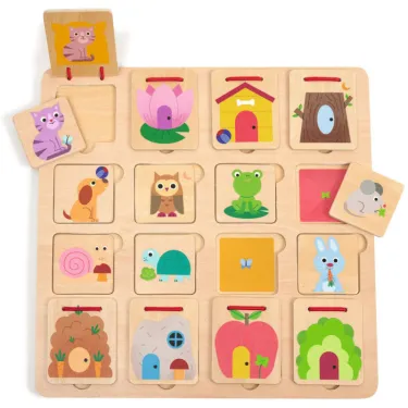 Puzzle cache-cache "Cabanimo" DJECO 1520