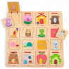 Puzzle cache-cache "Cabanimo" DJECO 1520