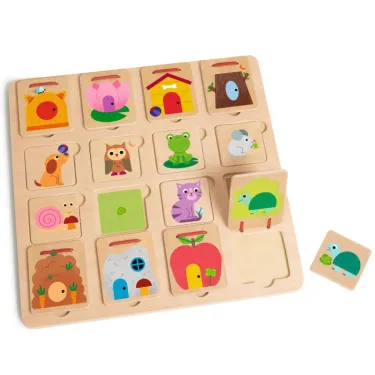 Puzzle cache-cache "Cabanimo" DJECO 1520
