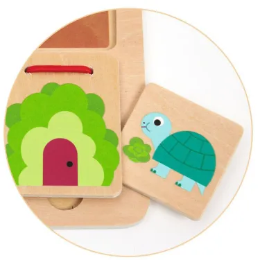Puzzle cache-cache "Cabanimo" DJECO 1520