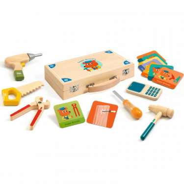 Jouet boîte à outils "Super Bricolo" DJECO 6500