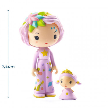 Violet Tinyroom, chambre pour figurine tinyly de Djeco 6965