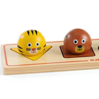 Puzzle d'encastrement en bois "Ball'n'Co" DJECO 1120