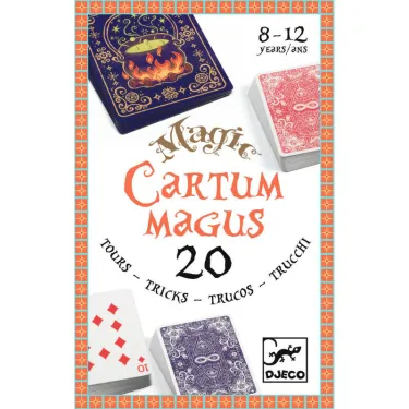 Jeux de cartes CARTUM MAGUS, coffret de cartomagie  DJECO 9961