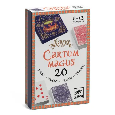 Jeux de cartes CARTUM MAGUS, coffret de cartomagie  DJECO 9961