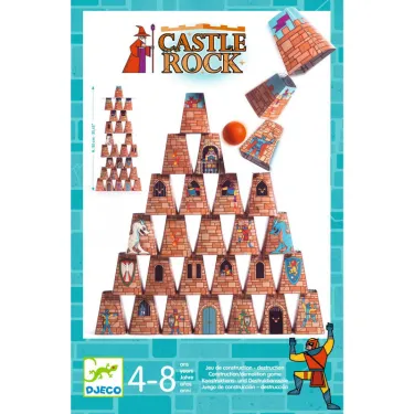 CASTLE ROCK Jeu de construction-destruction DJECO 2050