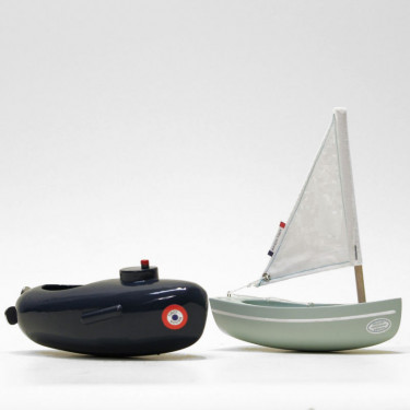 Petit sous-marin TIROT en bois "Le Choumarin"