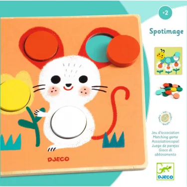 SPOTIMAGE jeu d'association en bois DJECO 1617