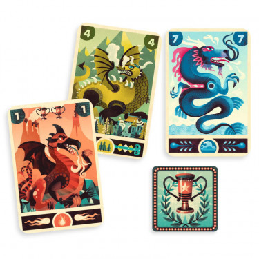 DRAGON DECK jeu de cartes DJECO 5081