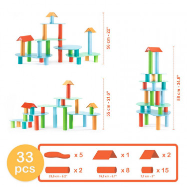Jeu de construction TUBULO de DJECO 8350