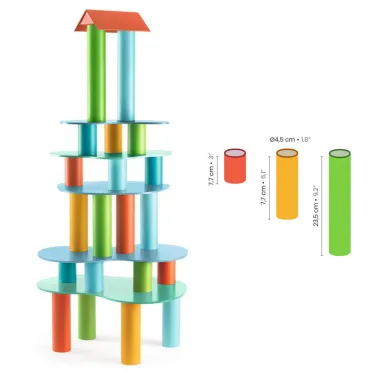Jeu de construction TUBULO de DJECO 8350