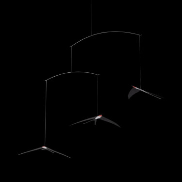 Mobile en papier "Vol d'hirondelles" Flensted Mobiles
