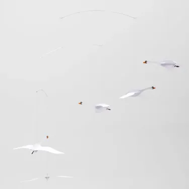 Mobile en papier "Cygnes nordiques" Flensted Mobiles