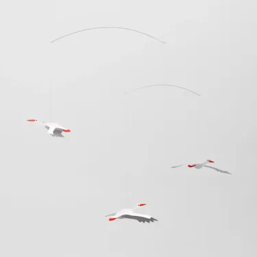 Mobile en papier "Cigognes porte-bonheur" Flensted Mobiles