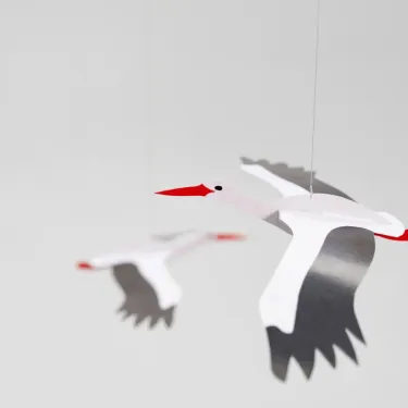 Mobile en papier "Cigognes porte-bonheur" Flensted Mobiles