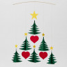 Mobile en papier "Sapins de Noël" Flensted Mobiles