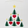 Mobile en papier "Sapins de Noël" Flensted Mobiles