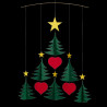 Mobile en papier "Sapins de Noël" Flensted Mobiles