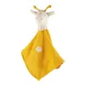 Doudou girafe en mousseline de coton jaune moutarde SIGIKID 39926