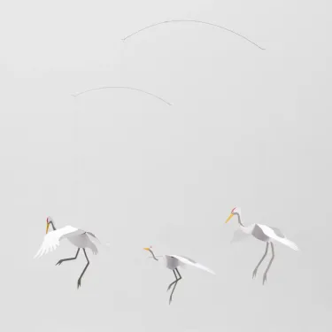 Mobile en papier "La danse des grues" Flensted Mobiles