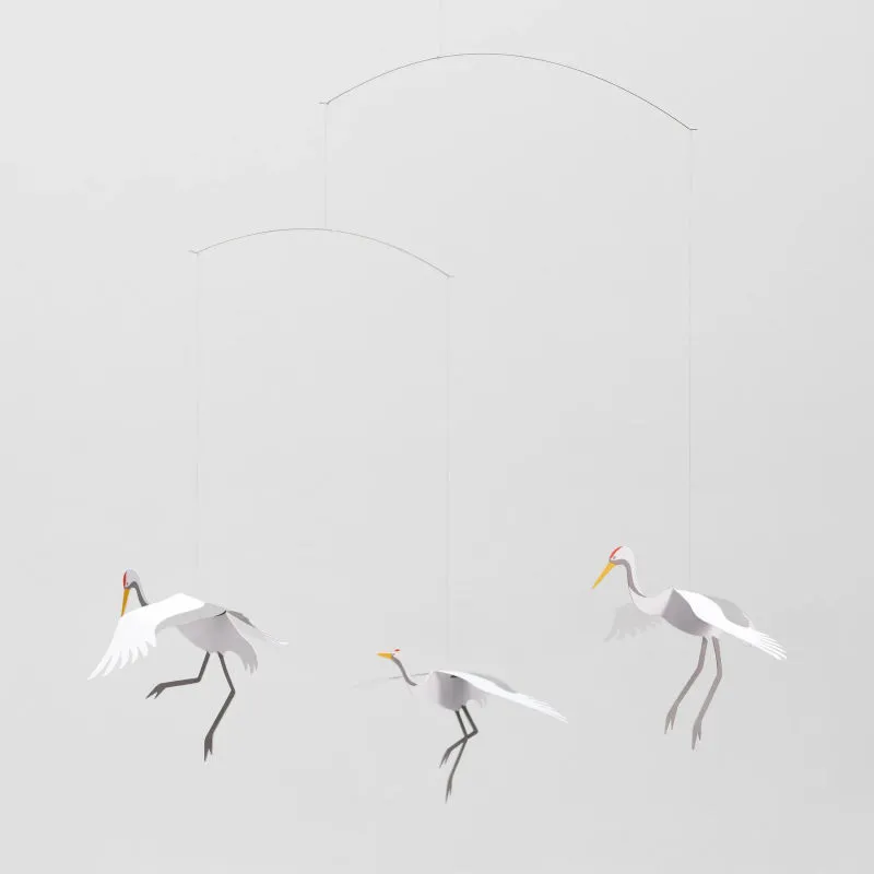 Mobile en papier "La danse des grues" Flensted Mobiles