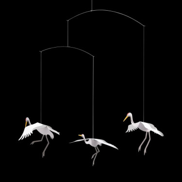 Mobile en papier "La danse des grues" Flensted Mobiles