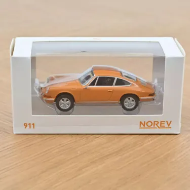 Porsche 911 1969 jaune bahama Norev 1-43ème
