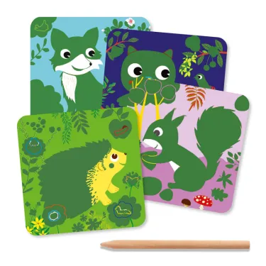 Cartes à gratter 'Petites bêtes' DJECO 9093