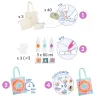 3 accessoires tie-dye à créer "Sunshine camp" DIY DJECO 7942