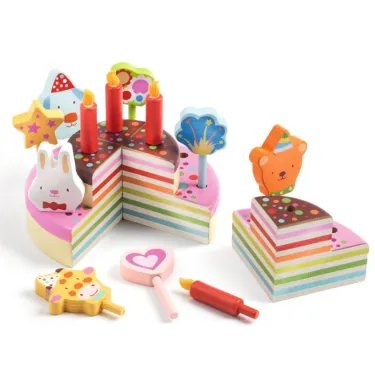 "Happy Birthday" gâteau d'anniversaire,  jouet dinette DJECO 5512