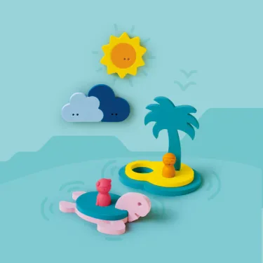 Puzzle de bain "L'île au trésor" QUUT