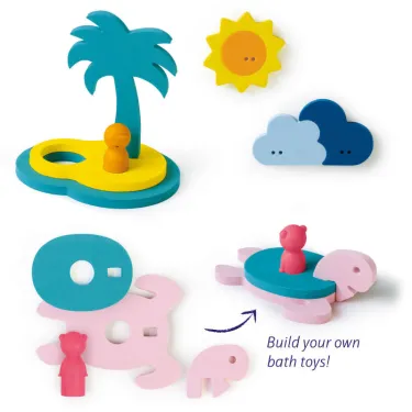 Puzzle de bain "L'île au trésor" QUUT