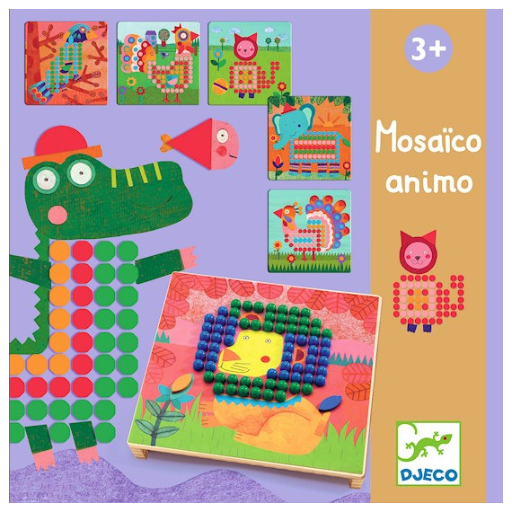 Mosaïco Animo, jeu de mosaïque DJECO 8137