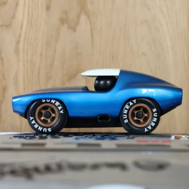 Voiture Playforever Fastback bleu métallisé