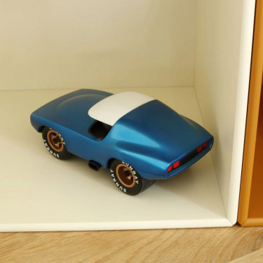 Voiture Playforever Fastback bleu métallisé