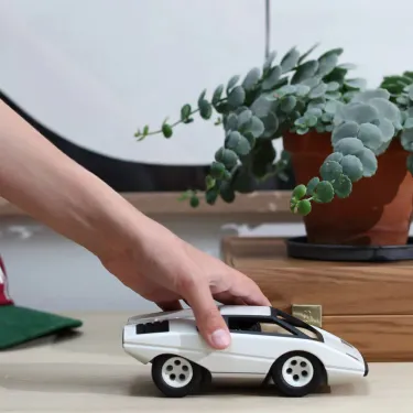 Voiture Playforever UFO blanche