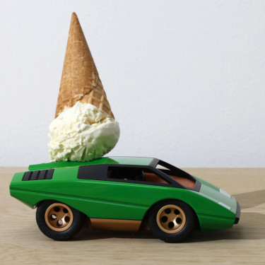 Voiture Playforever UFO verte